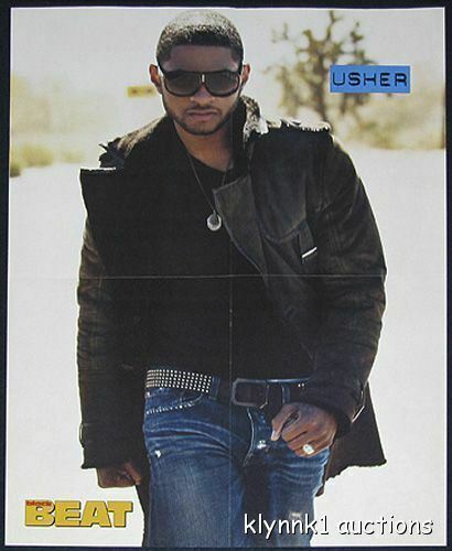 Usher Event Young Jinsu 3 POSTERS Centerfolds Lot 1776A Beyonce star mix on back