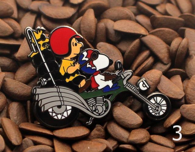 Snoop Pins Charlie And Woodstock On Motorcycle Pin