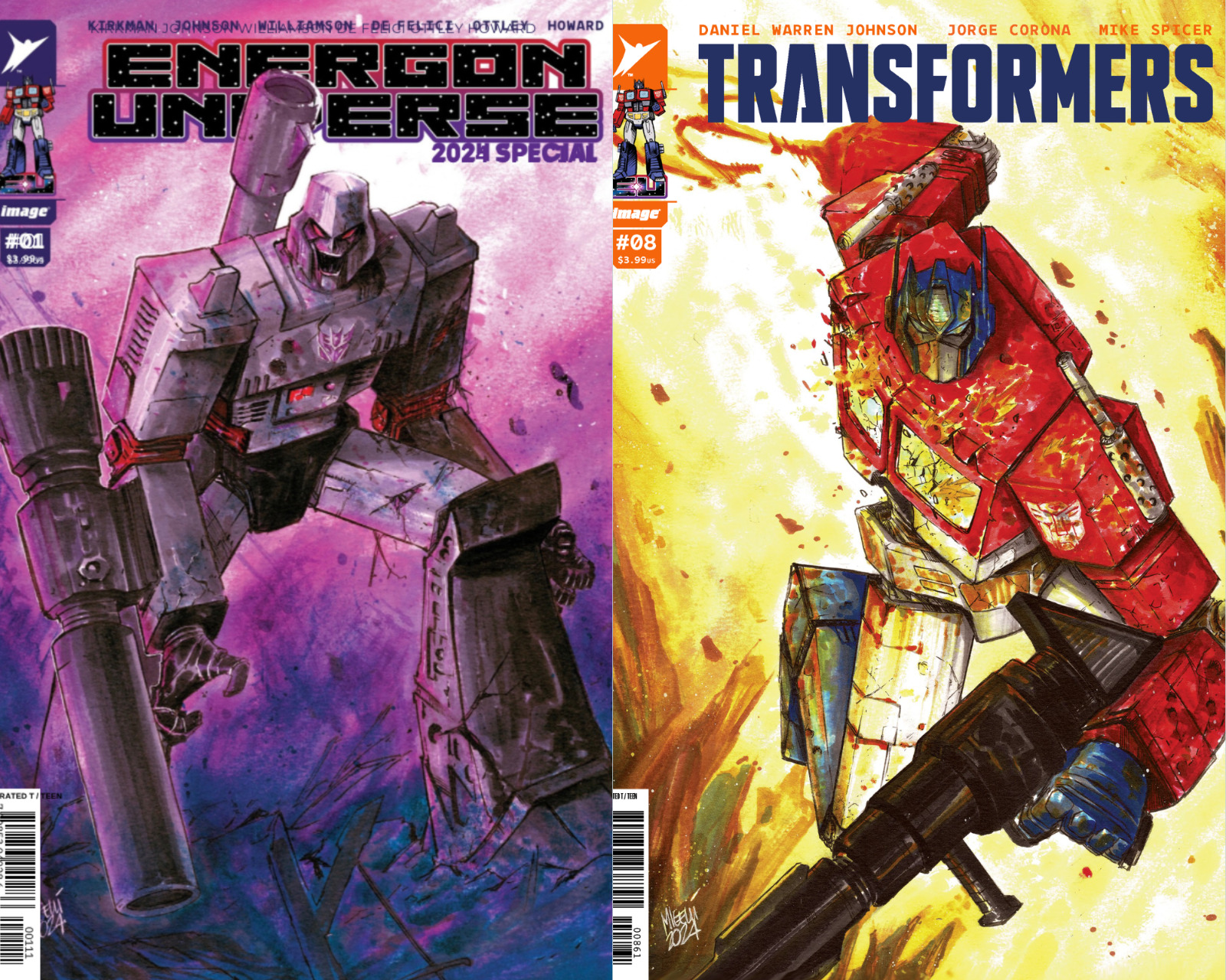 Transformers 8/ Energon Universe 2024 Special #1 Micelli Variants - PRESALE