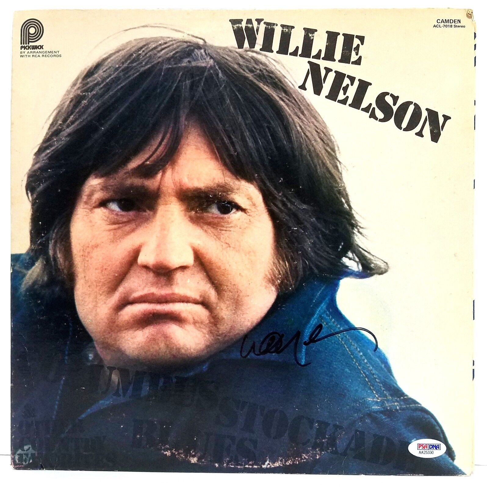 WILLIE NELSON Signed Vinyl \