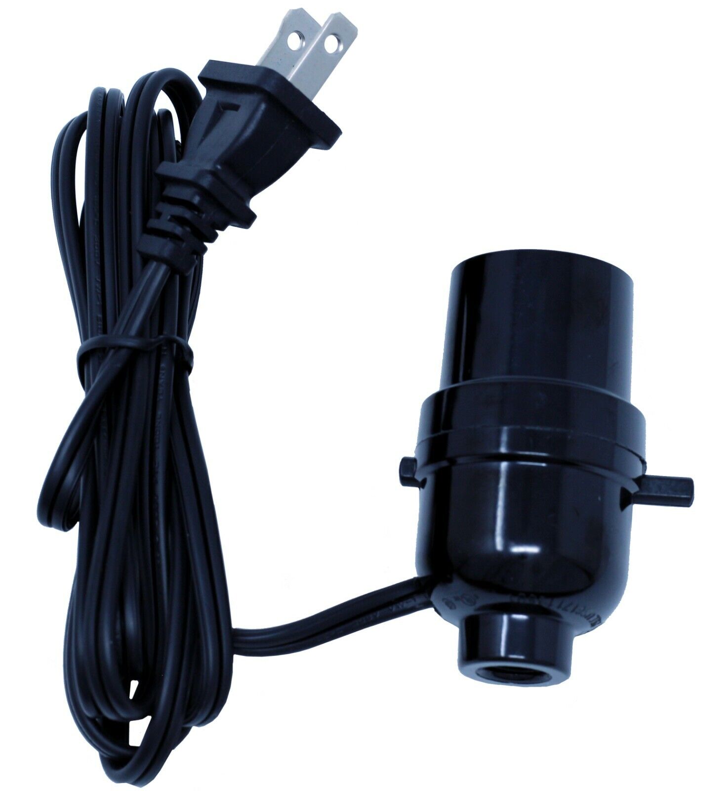 Creative Hobbies M995K Instant Lamp Kit - Black Lamp Socket Wired to Black Cord