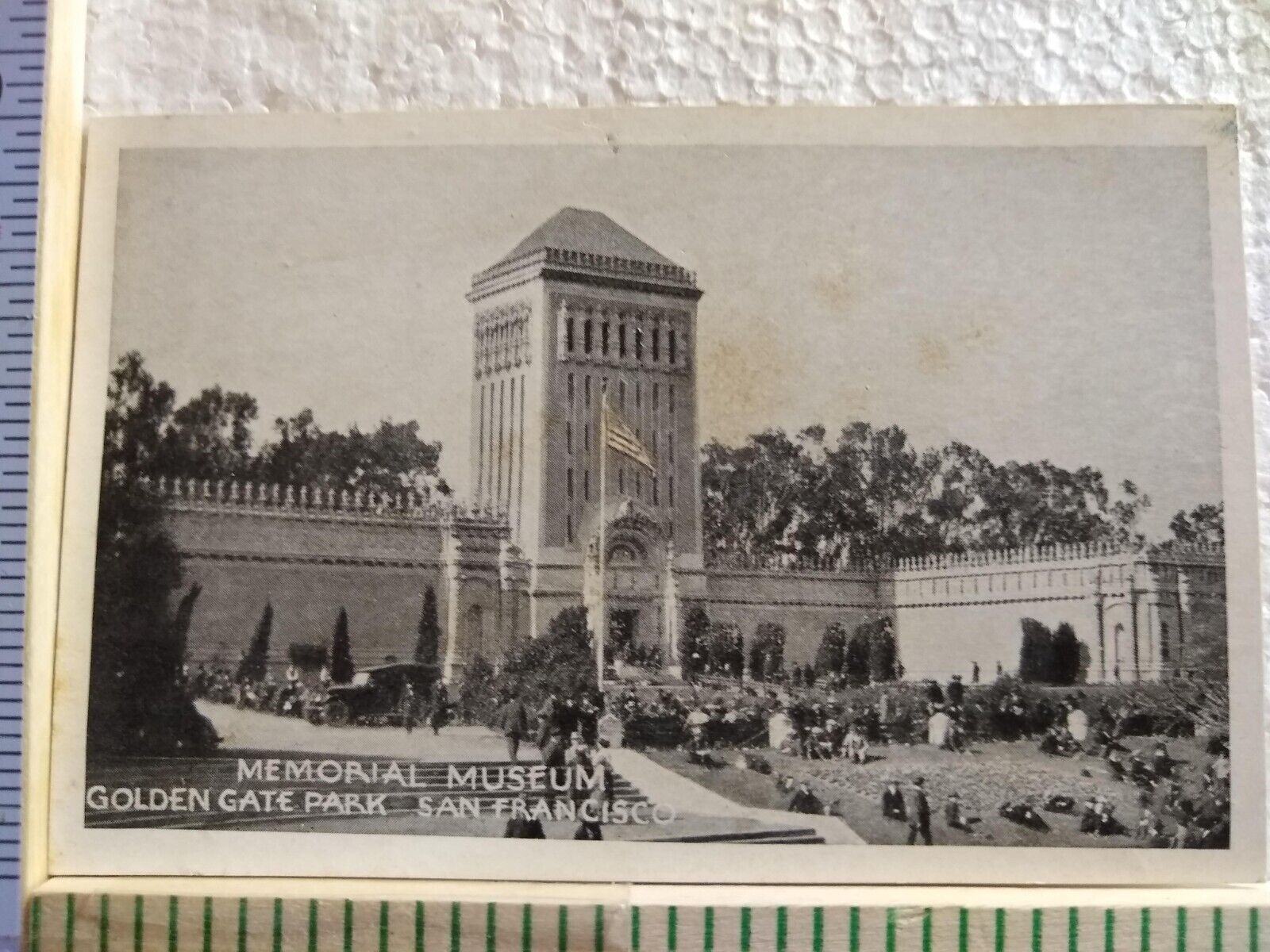 Postcard Memorial Museum Golden Gate Park San Francisco California USA