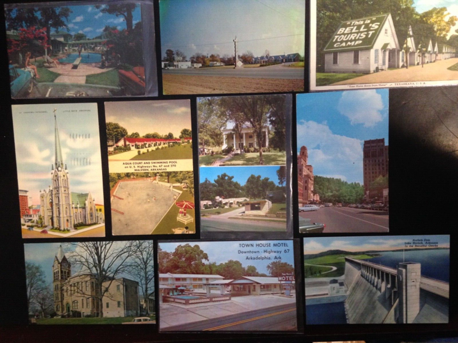 20+ Postcard lot, Arkansas. Set 3. Nice