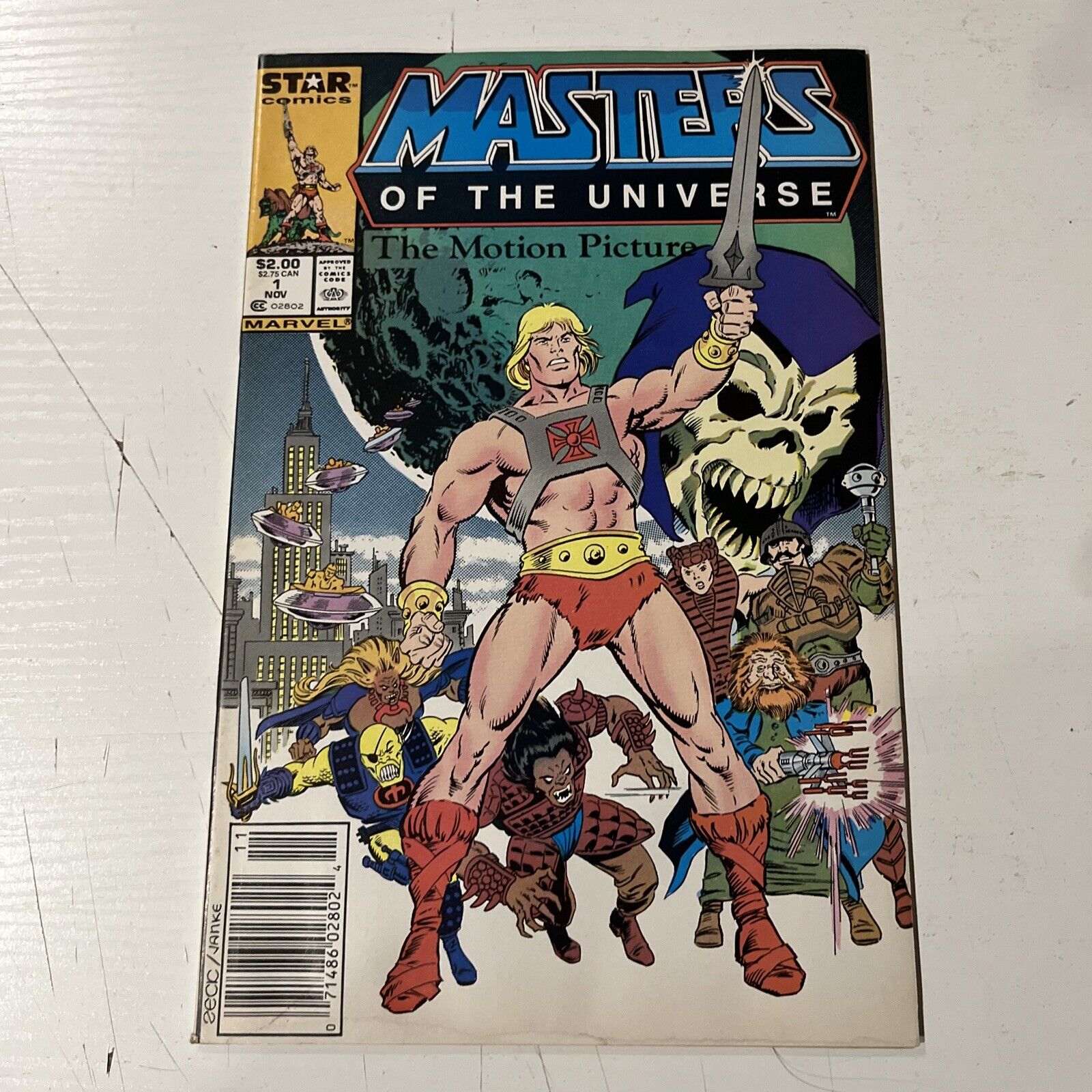 Masters of the Universe the Motion Picture #1 (Marvel Comics November 1987)