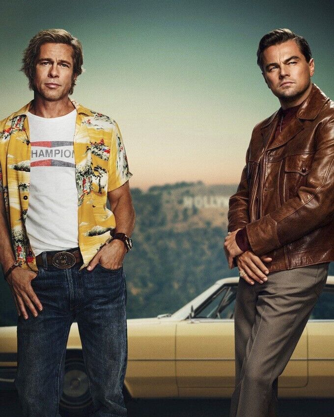 Once Upon A Time in Hollywood Brad Pitt Leonardo Di Caprio 5x7 inch photo