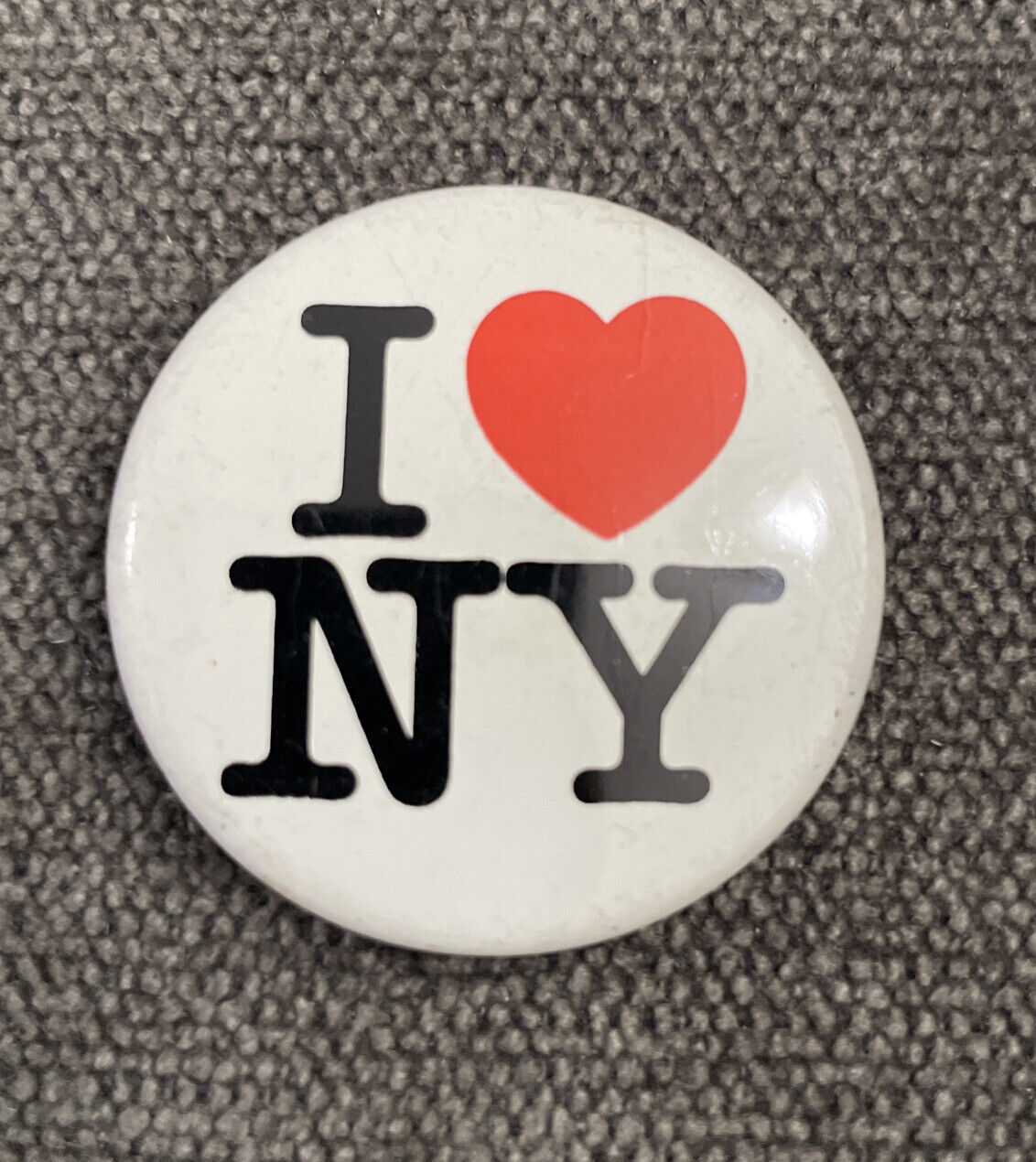 Vintage I Love New York Pin Button Pinback I Heart NY