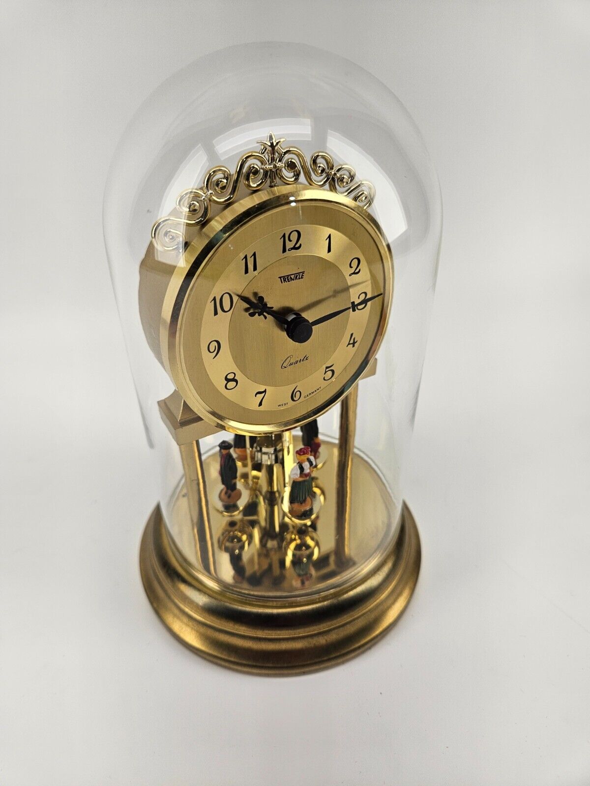 7” Vintage Trenkle Desk Clock - Made in Germany