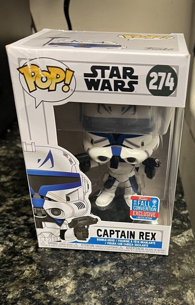 Funko Pop Star Wars Captain Rex #274 Unopened Good Condition