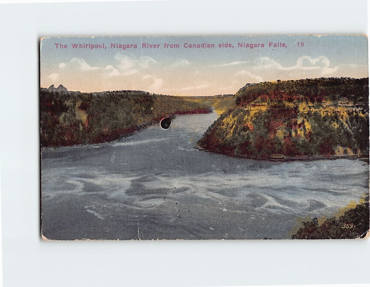 Postcard The Whirlpool Niagara River Niagara Falls New York USA
