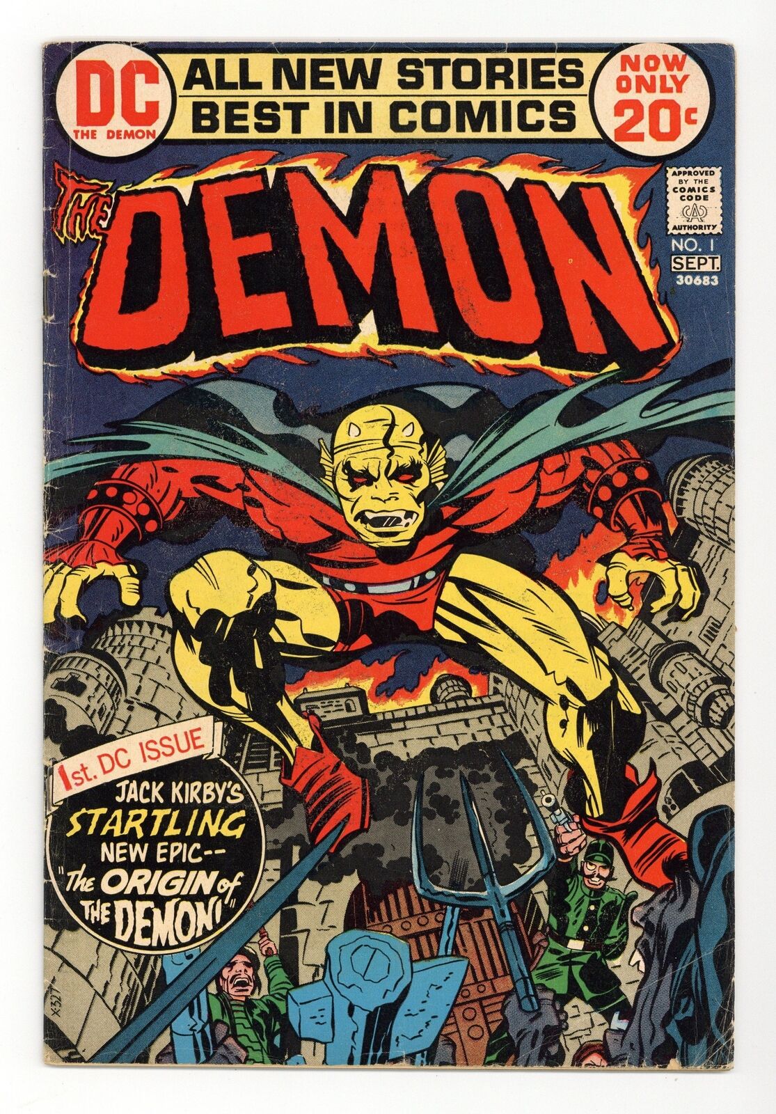 Demon #1 VG 4.0 1972 1st app. Etrigan the Demon