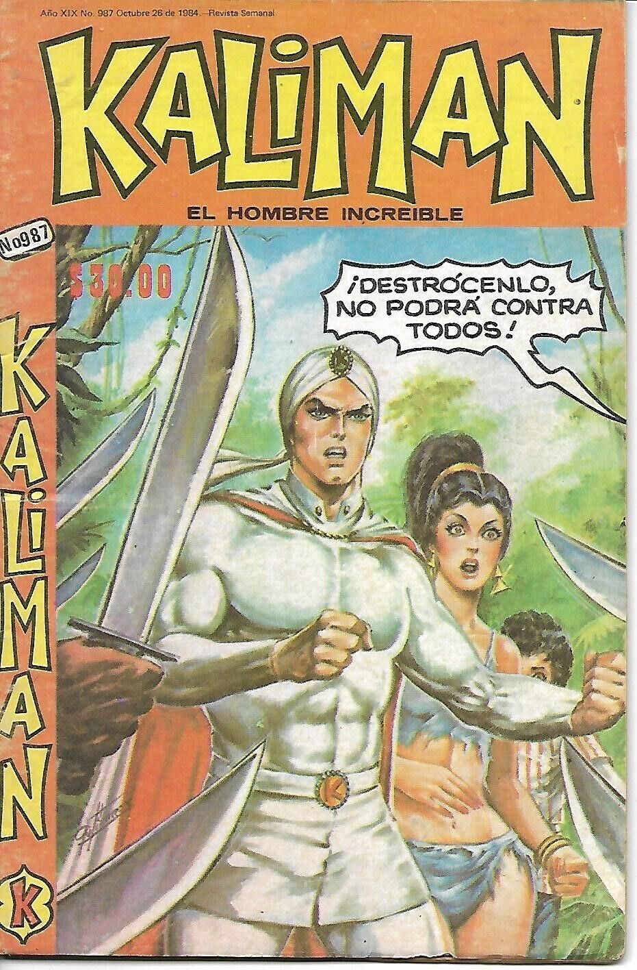 Kaliman El Hombre Increible #987 - Octubre 26, 1984 - Mexico