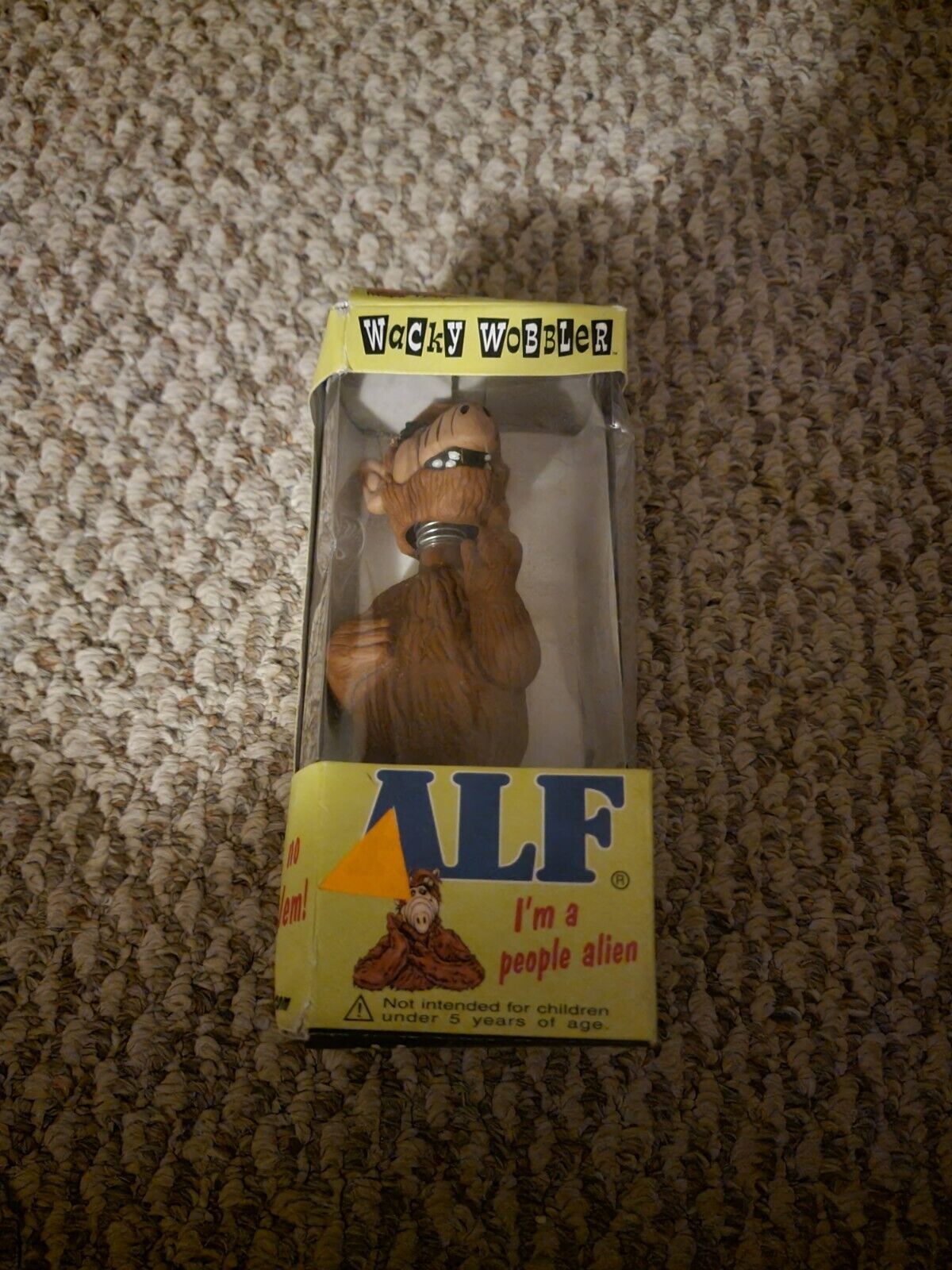 ALF 2001 Funko Wacky Wobbler Alien Bobblehead Used