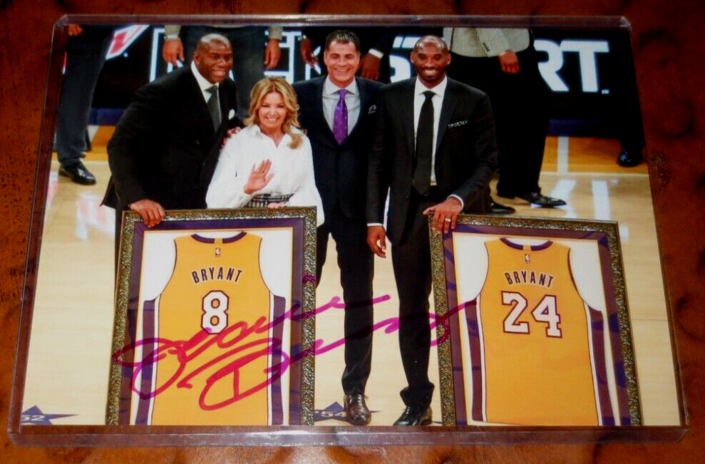 Jeanie Buss owner basketball LA Lakers NBA signed autograph photo Los Angeles