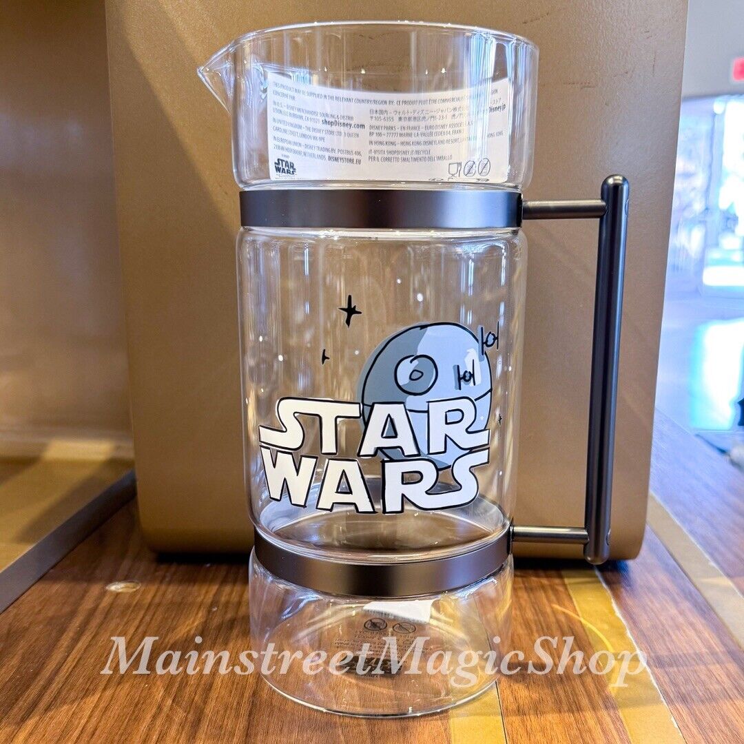 2024 Disney Parks Star Wars Artist Series Glass Pitcher by Will Gay NWT