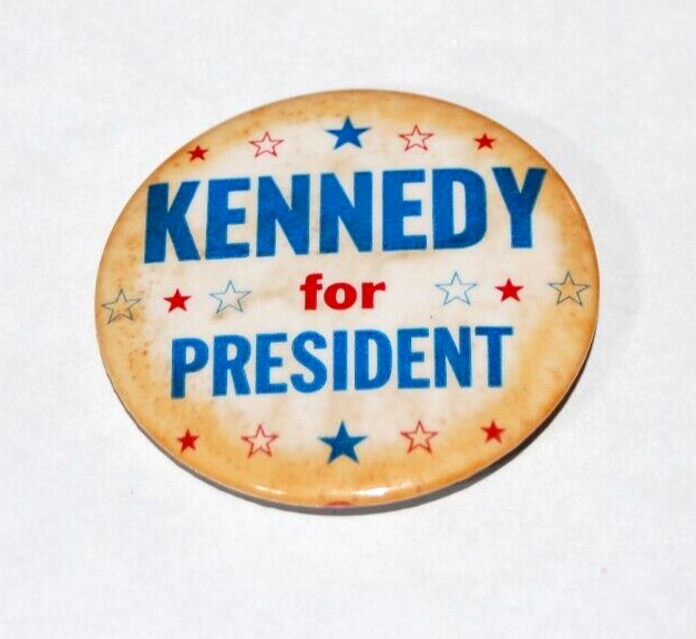 1960 Scarce Stars JOHN F KENNEDY JFK campaign pin pinback button badge president