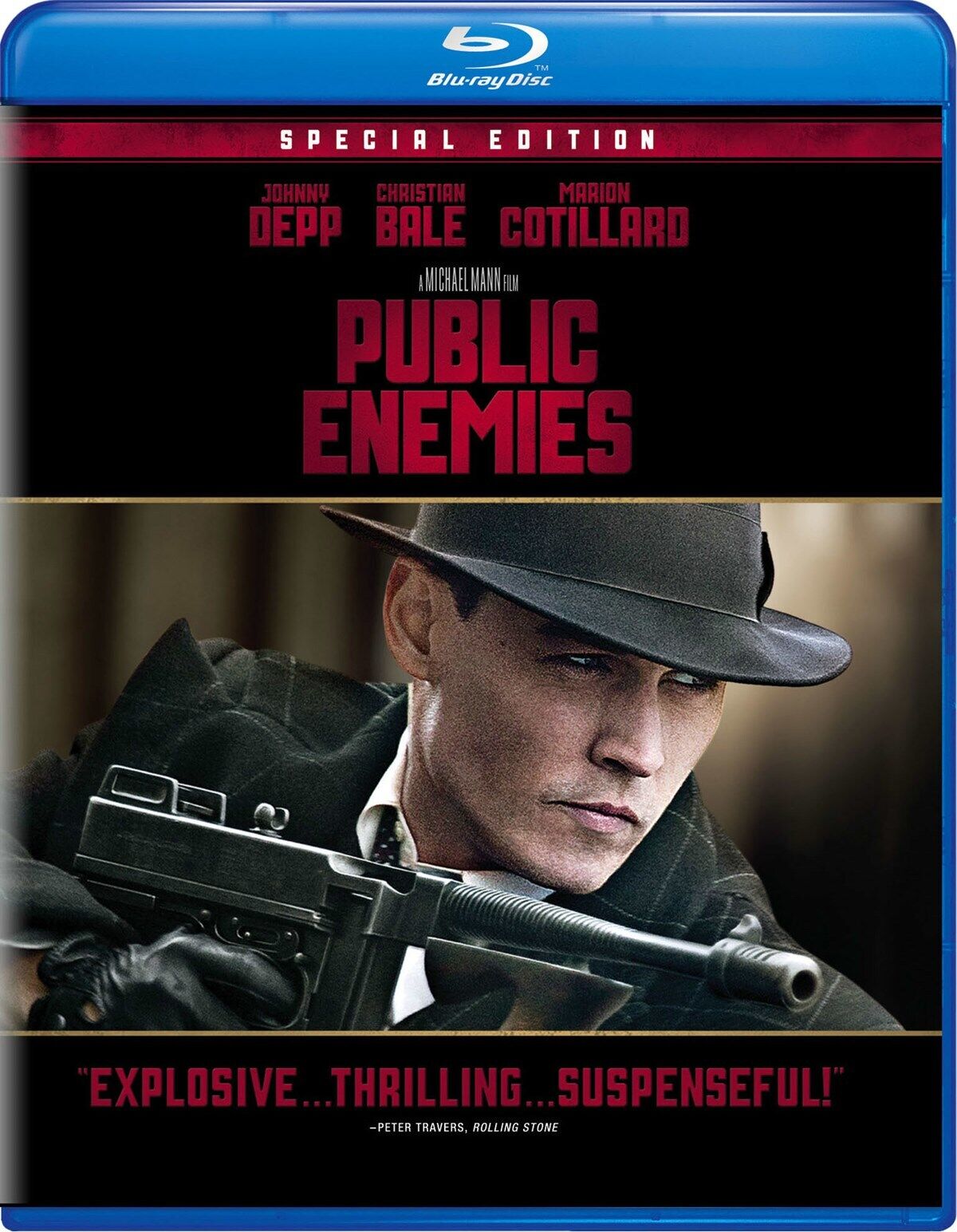 Public Enemies Blu-ray Johnny Depp NEW
