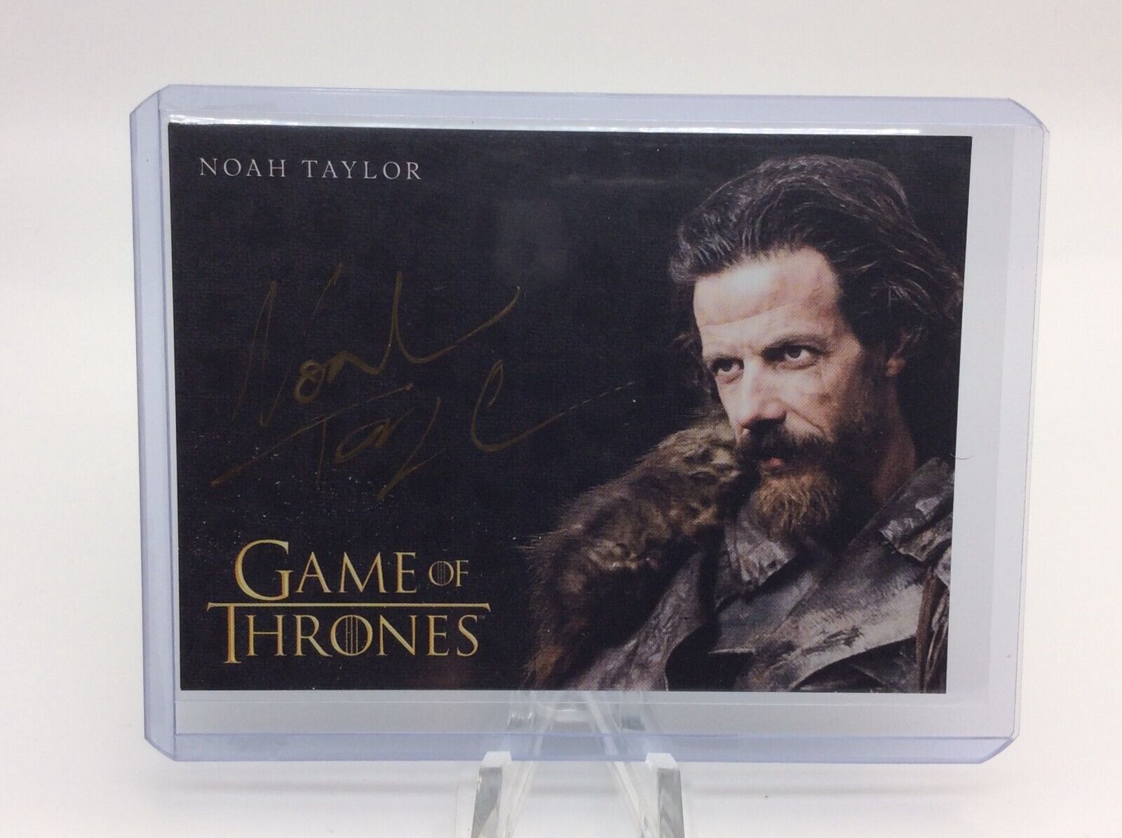 2021 Game of Thrones Iron AnnIversary Auto NOAH TAYLOR as Locke GOLD AUTOGRAPH