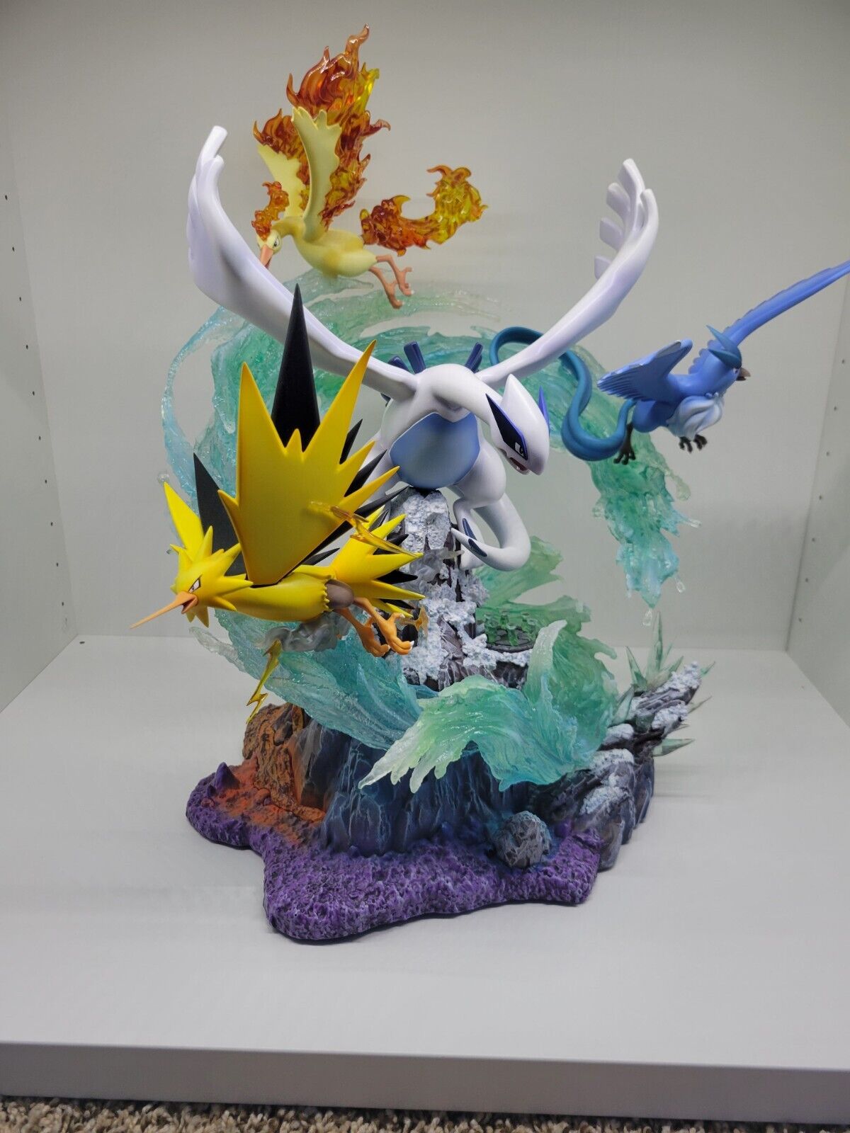 Legendary bird Three sacred Statue Resin Crescent Studio Pokémon Original