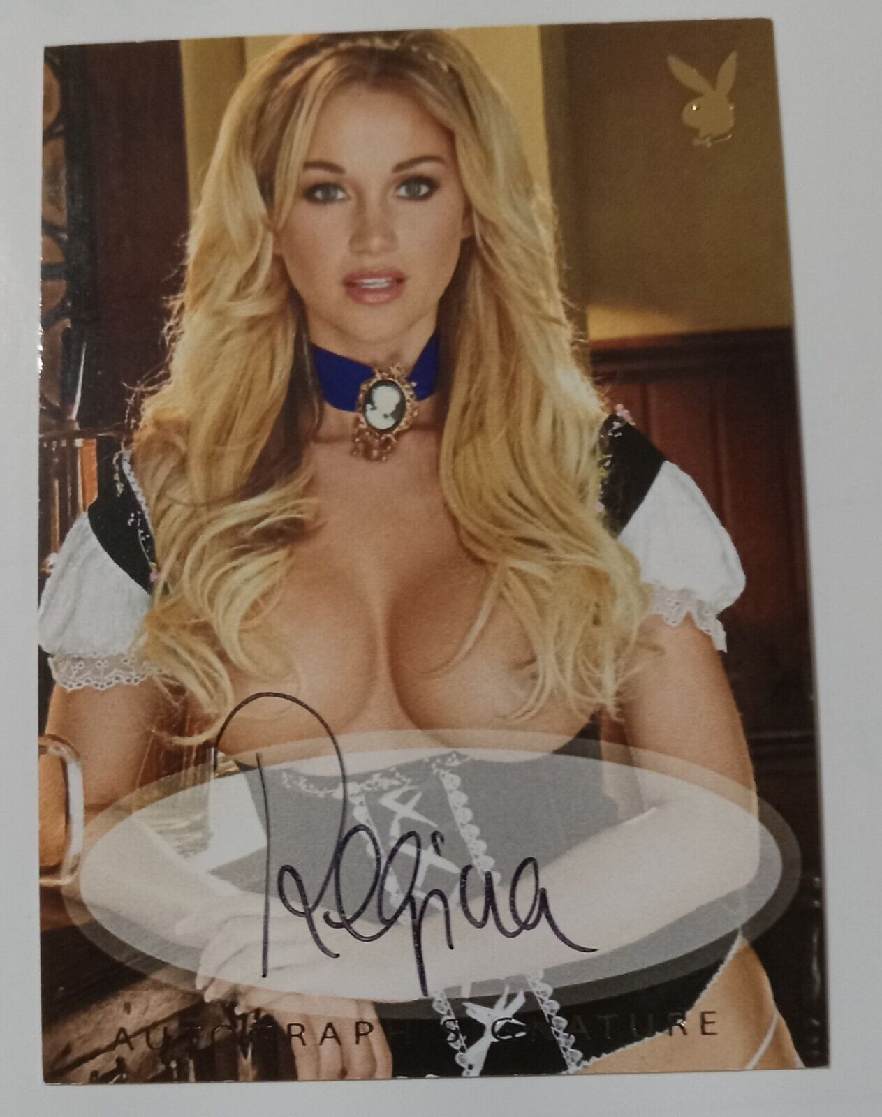 PlayboyPlaymate Regina Deutinger Authentic Autograph Card Vintage 2010