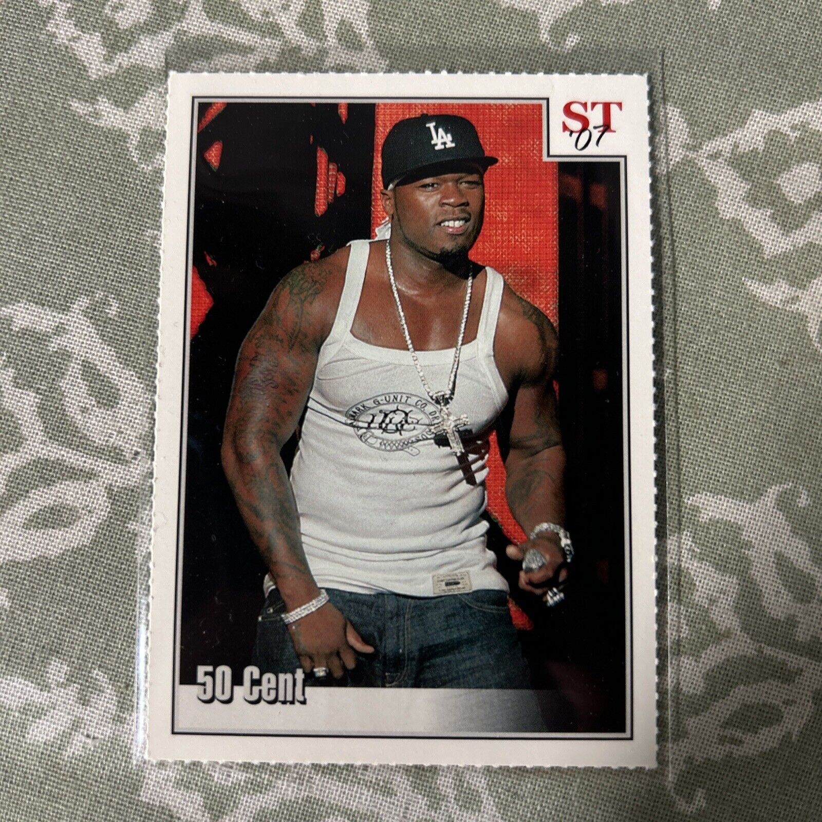 50 Cent Rap Singer 2007 Spotlight Tribute Trading Card #18