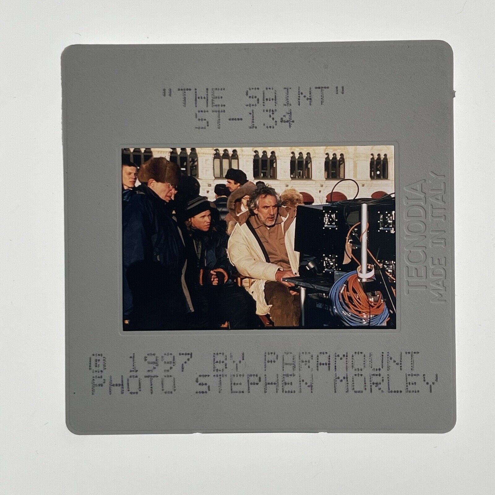 Film Director Phillip Noyce In The Saint 1997  Film S24817 35mm Slide SD10