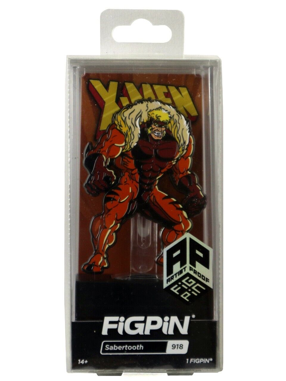 Figpin X-Men Classic Animated Sabretooth Pin Artist Proof Marvel Comics