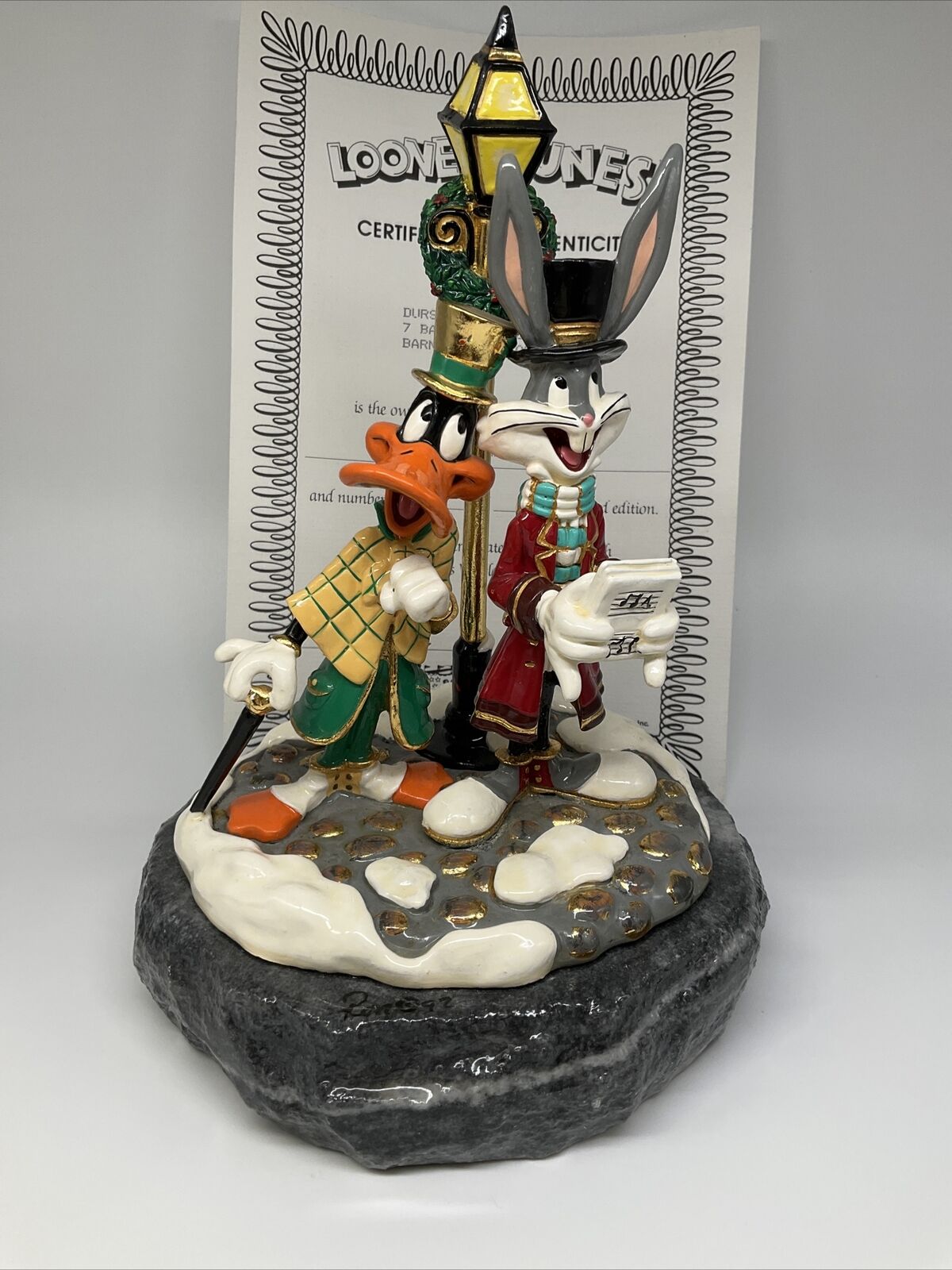 RON LEE LOONEY TUNES WB400 DICKENS CHRISTMAS MINT #101/500 MINT (COA)