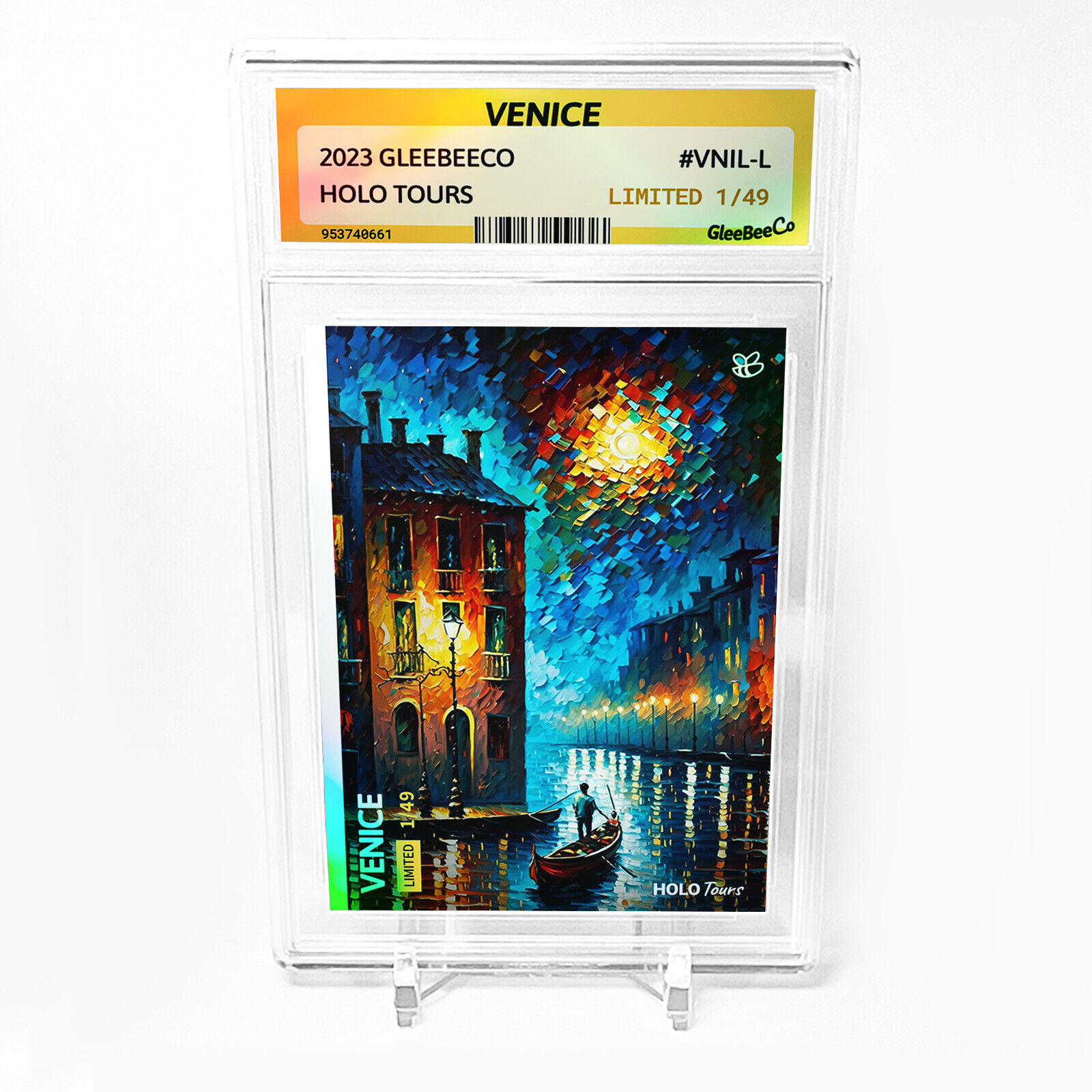 VENICE Italy Card 2023 GleeBeeCo Holo Tours #VNIL-L /49