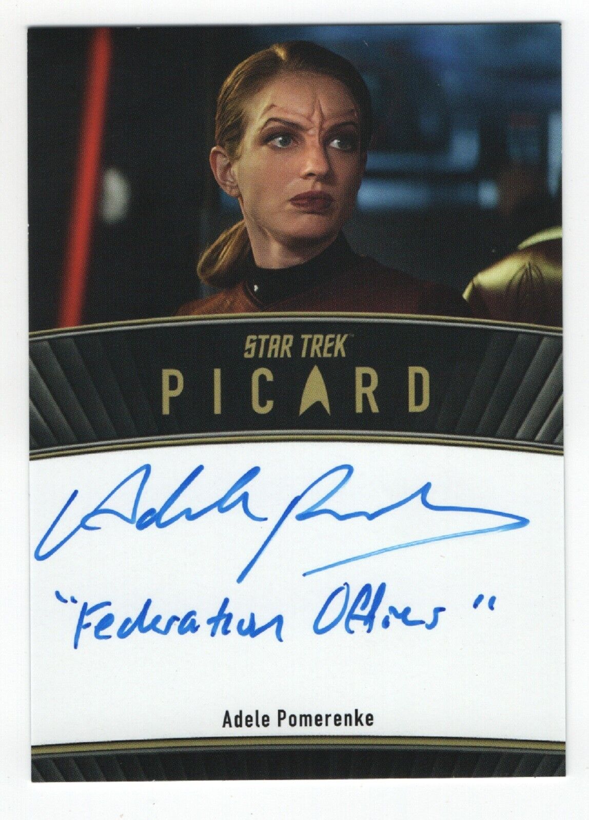 Star Trek Picard seasons 2 & 3 Adele Pomerenke as Kemi Inscription auto card