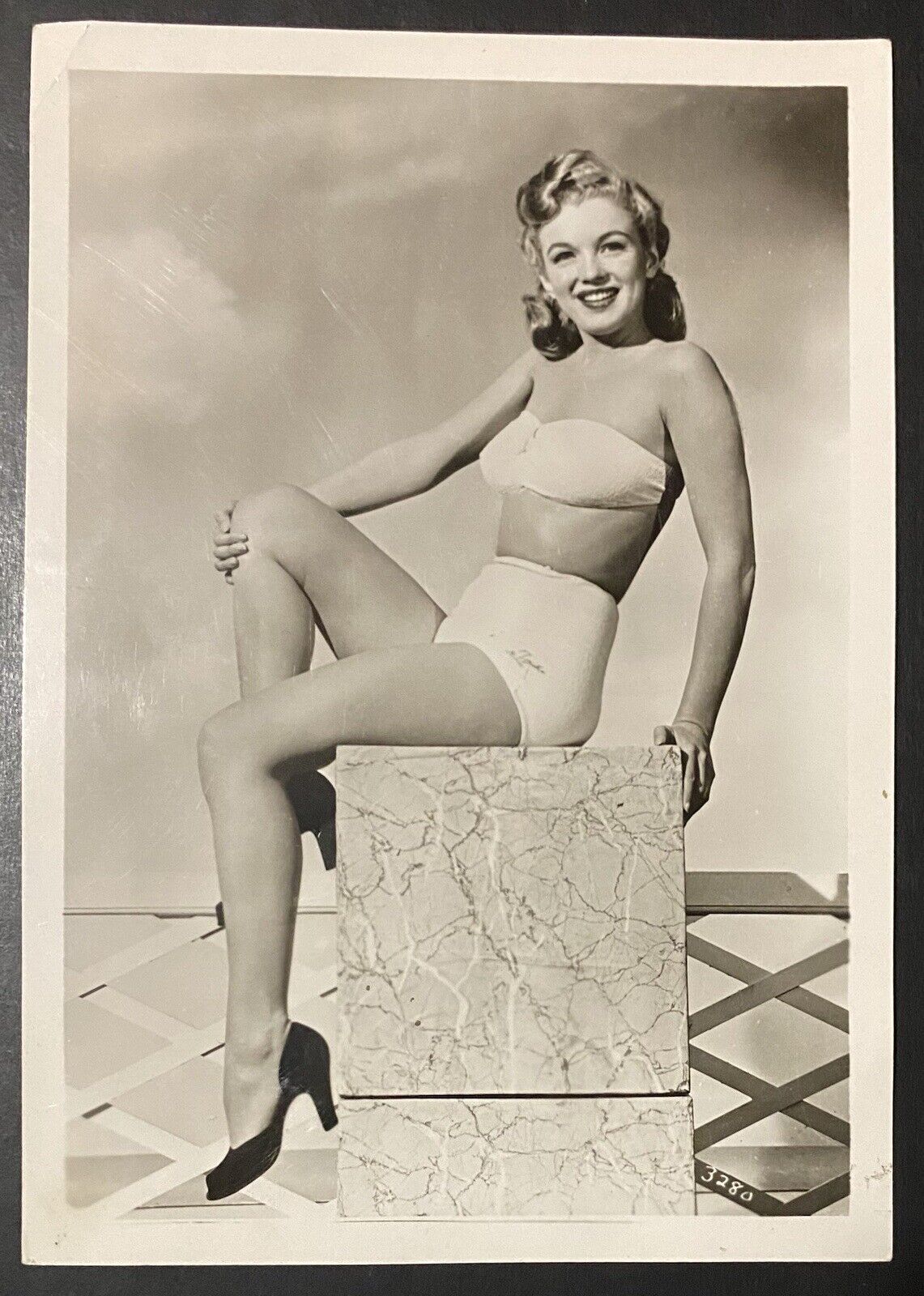 1947 Marilyn Monroe Original Photograph Norma Ed Cronenweth White Bikini Session