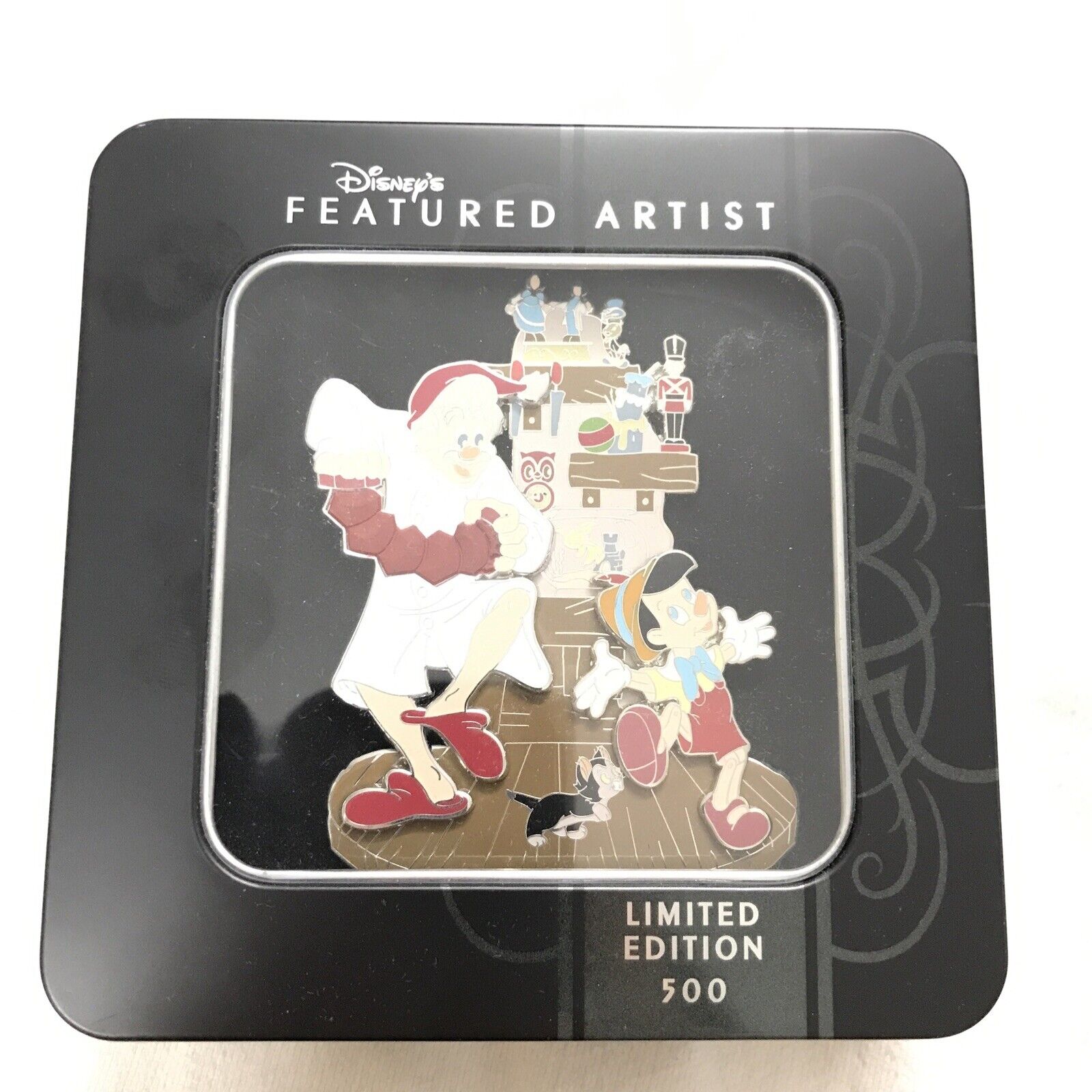 Disneyland Pin 72725 DLR - Featured Artist - Pinocchio - A Real Boy LE 500