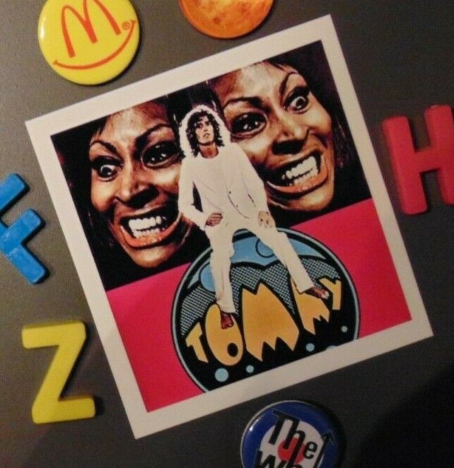 Tina Turner Fridge Magnet Gift TOMMY 1970's Rock Opera Movie ACID Queen The WHO