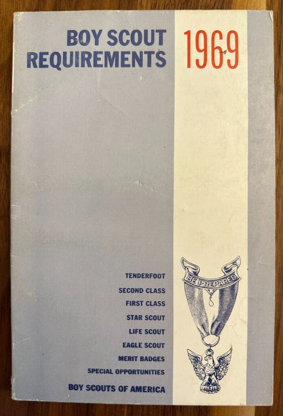1969 Boy Scout Requirements Book Scouts BSA Owosso Michigan Troop 85 MI