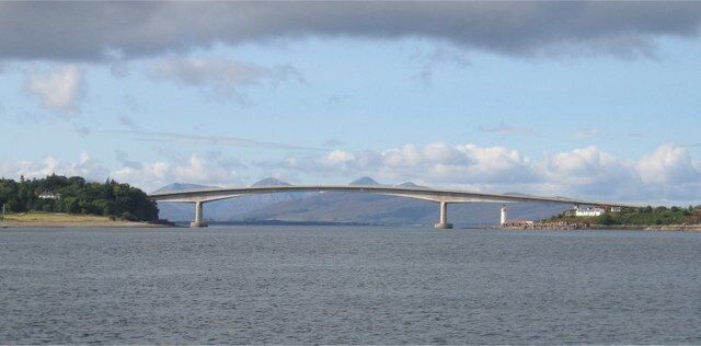 Photo 6x4 Skye Bridge, linking the Isle of Skye with mainland Scotland Ky c2008
