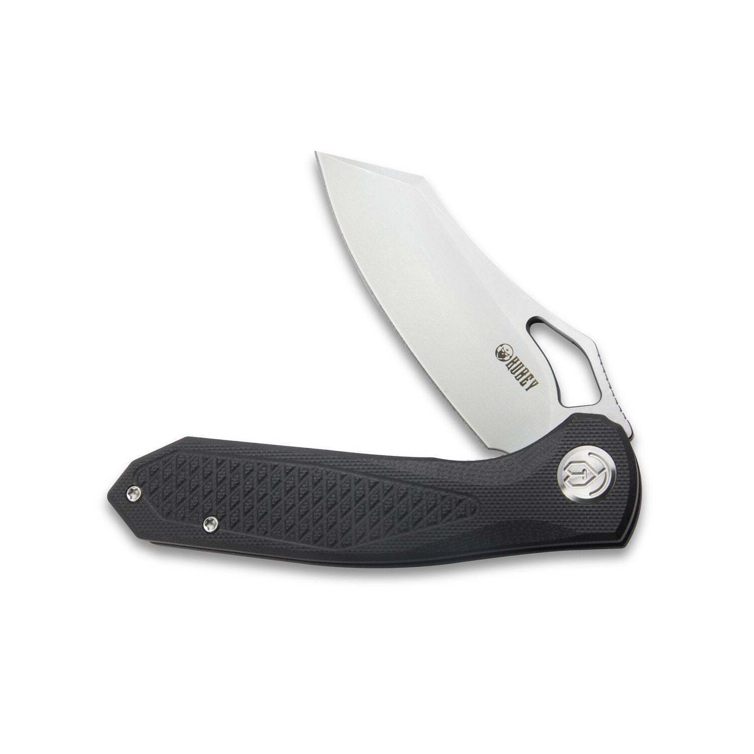 Kubey Drake Liner Lock Folding Knife 3.46in S30V Steel Blade G10 Handles- KU310A
