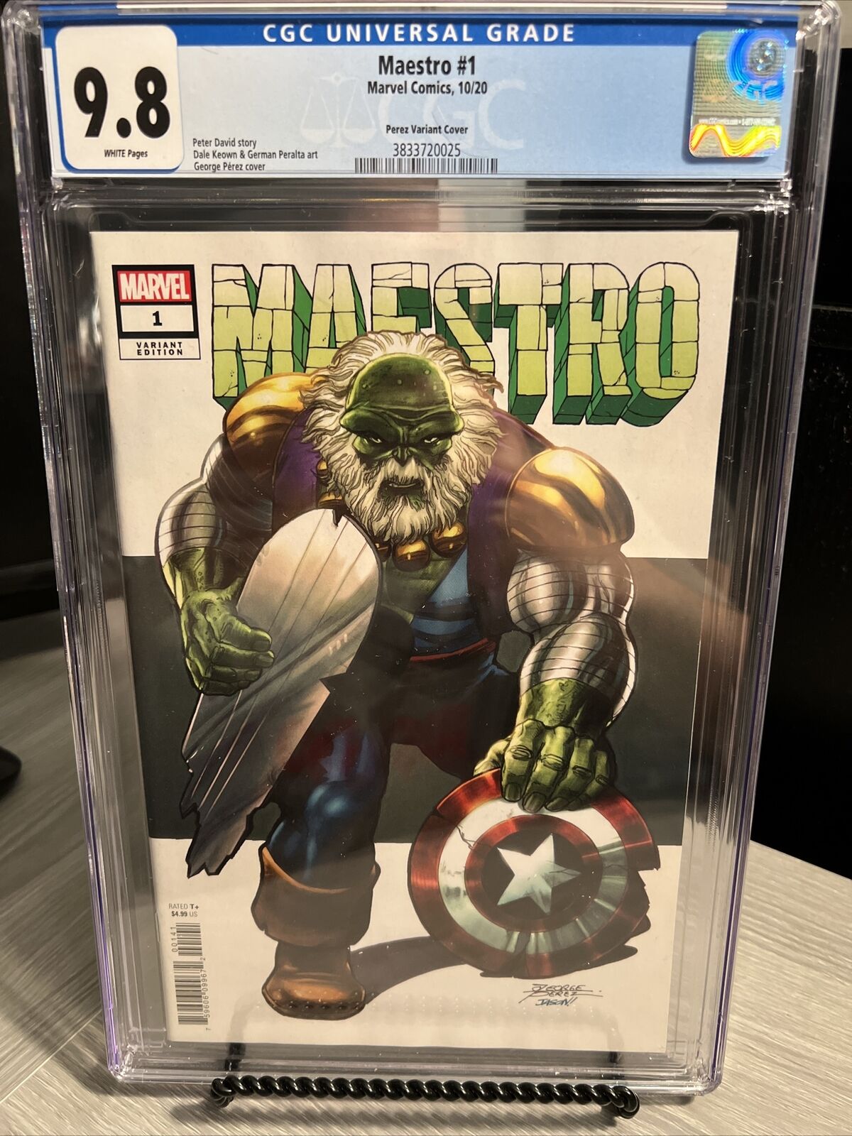 Maestro #1 1:25 George Perez Variant CGC 9.8 NM/M Incredible Hulk 🔥🔥
