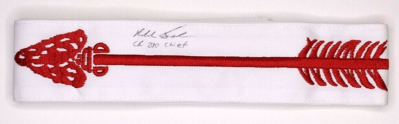 MINT Ordeal Sash Signed by 2010 Central Region Chief Richie Ferolo OA BSA