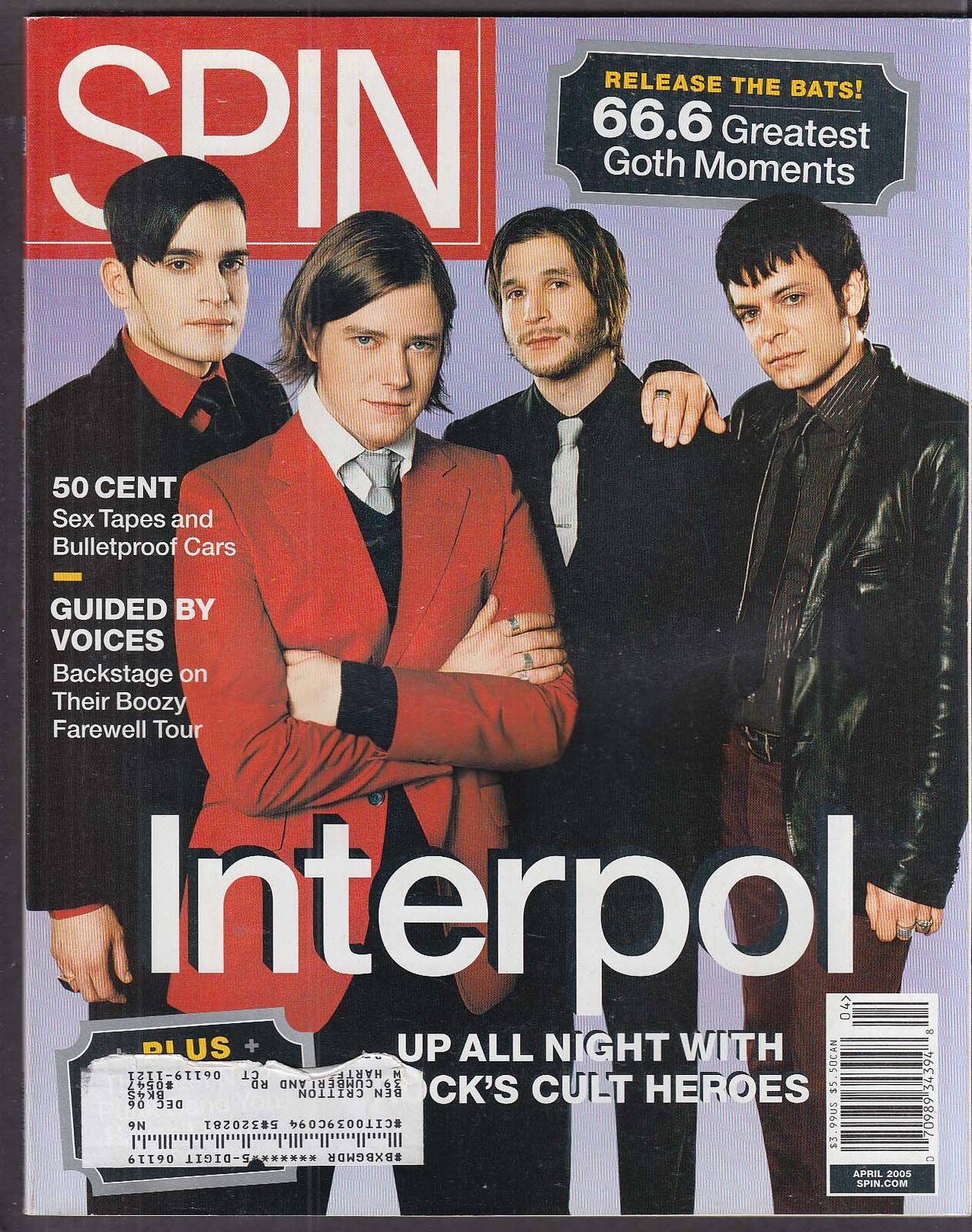 SPIN Interpol 50 Cent Guided By Voices + 4 2005