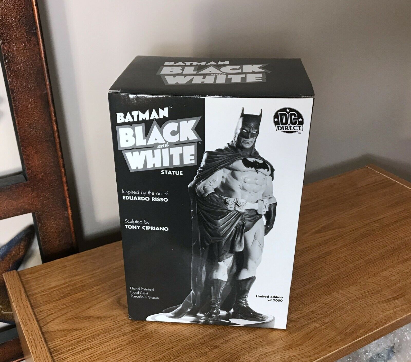 Batman Black & White Eduardo Risso DC Direct Statue 2849 of 7000 First Edition