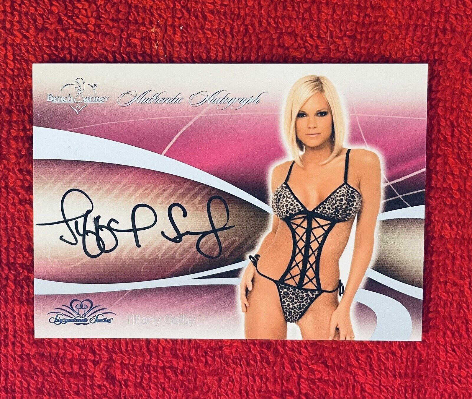 Tiffany Selby 2008 Autograph Benchwarmer Card Playboy Signature Series Auto 🔥
