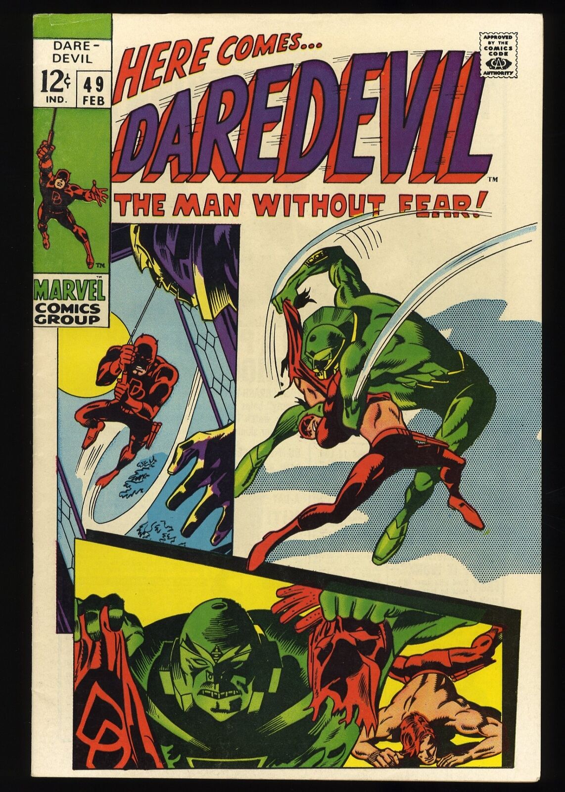 Daredevil #49 VF 8.0 1st Appearance of Starr Saxon Marvel 1969