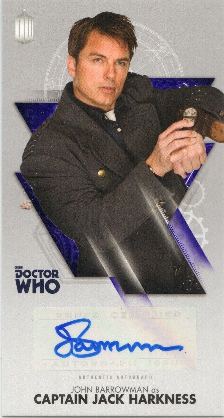 JOHN BARROWMAN autograph trading card, 10TH DOCTOR ADVENTURES WIDEVISION