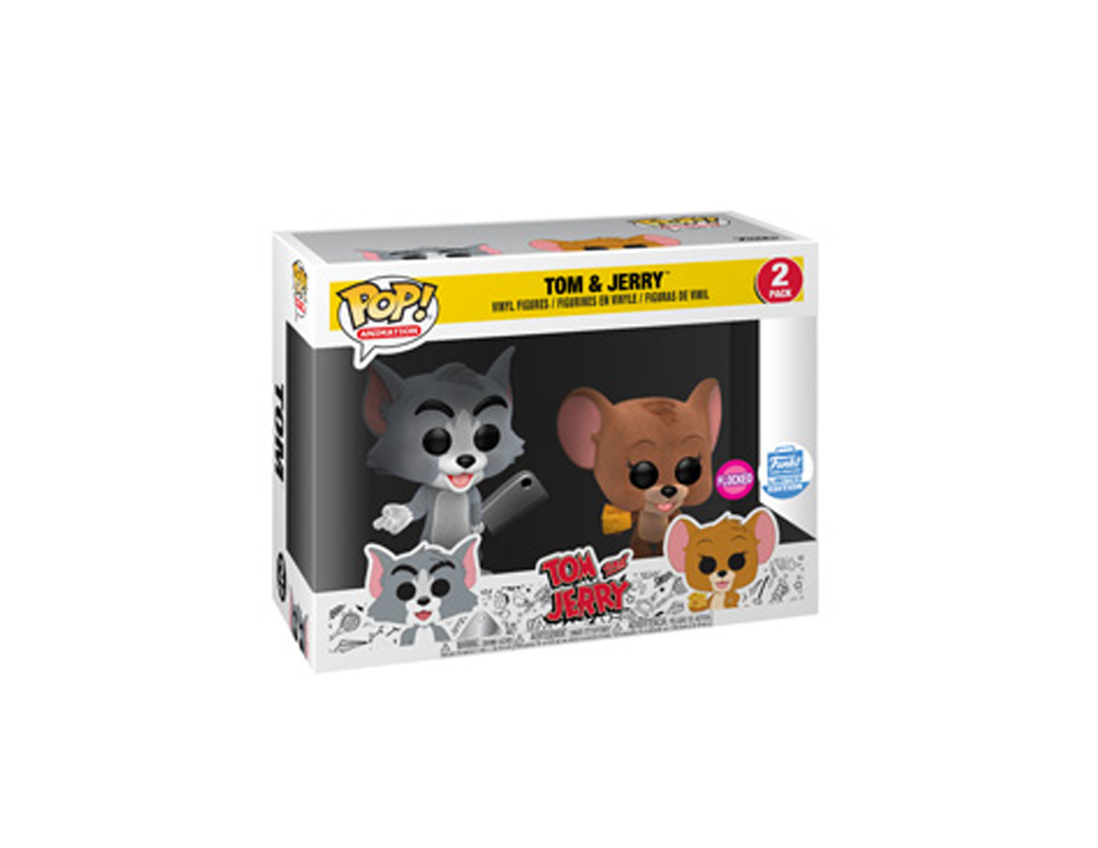Funko POP Animation - Tom & Jerry (Flocked - Funko Excl) w\ Soft Protector (B7)
