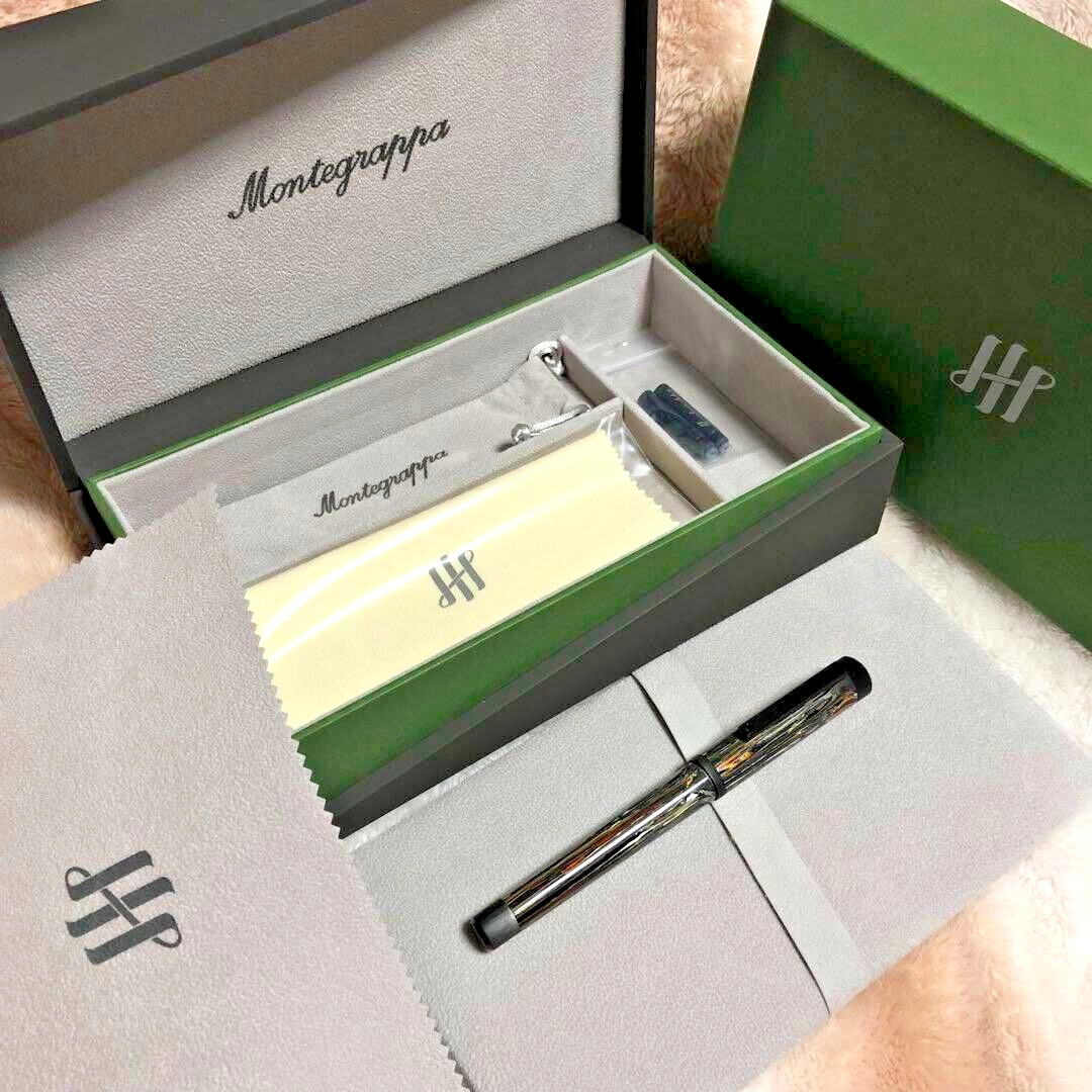 UNUSED Montegrappa Fountain Pen Zero Meteor Shower Nib F 300 Limited Edition