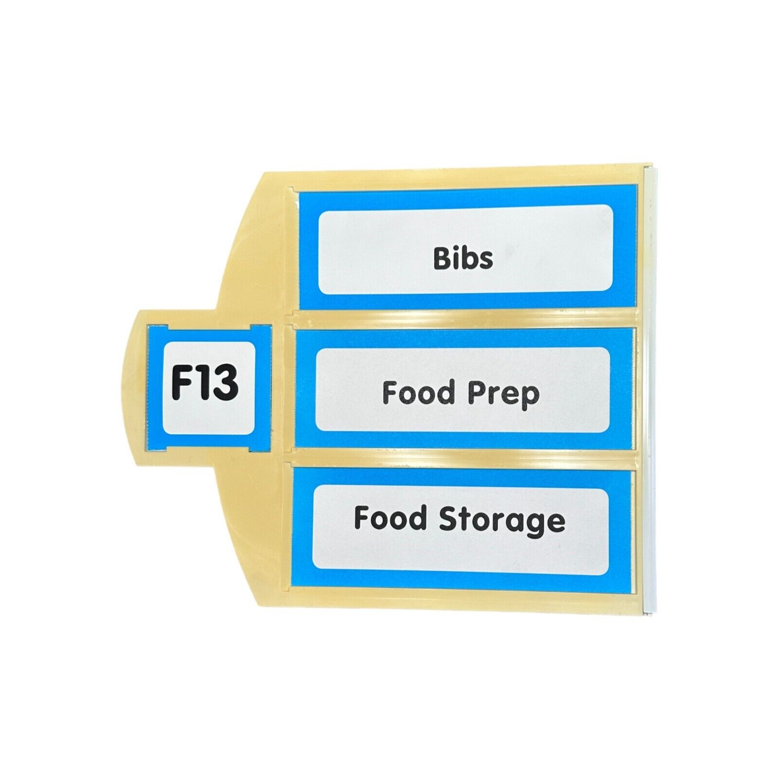 Toys R Us True Aisle Sign F13 Bibs, Food Prep, Food Storage