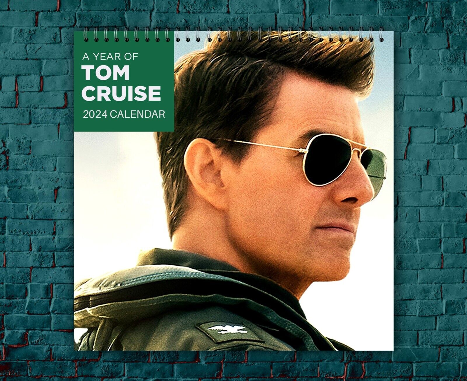 Tom Cruise Calendar 2024, Celebrity Calendar, Tom Cruise 2024 Wall Calendar