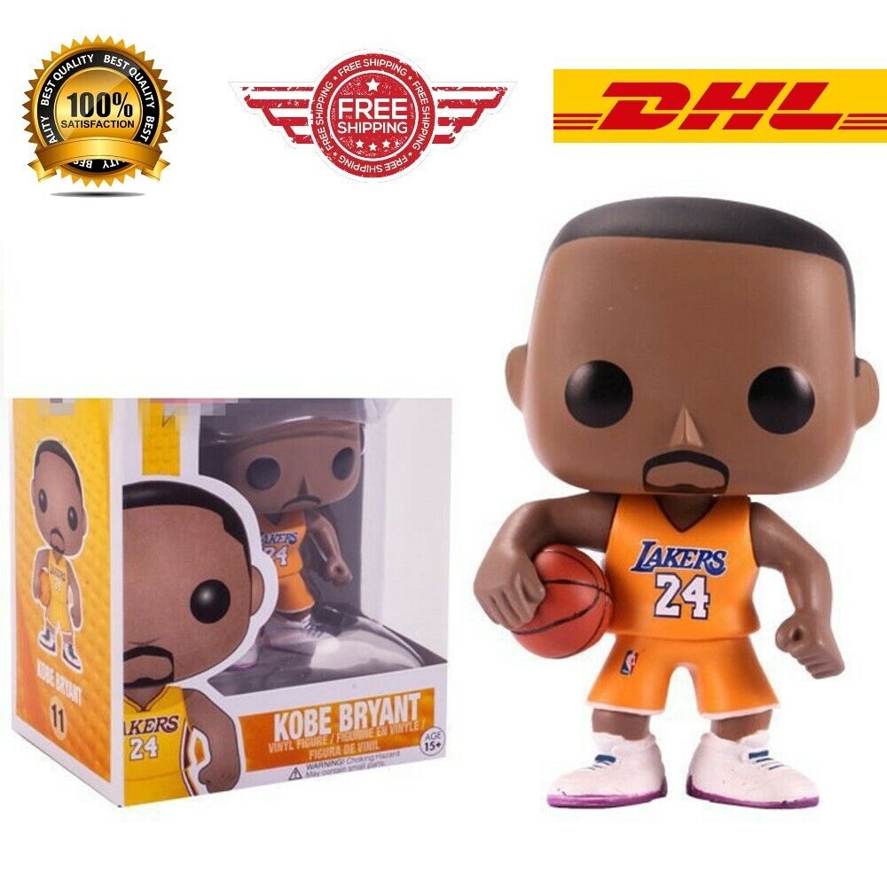 FUNKO POP KOBE BRYANT 24 Lakers Basketball Star PVC Action Figure Model Toy New