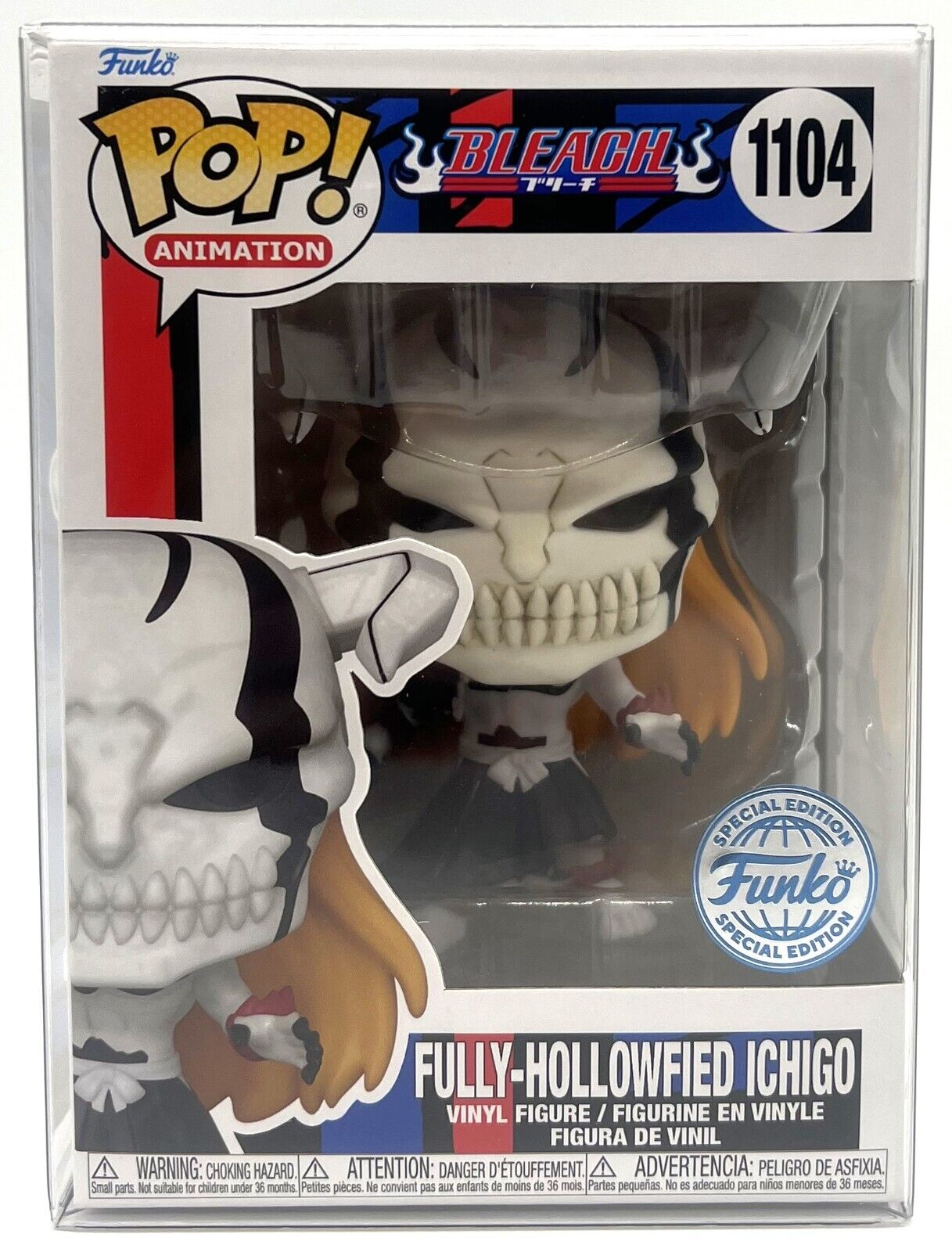 Funko Pop Bleach Fully-Hollowfied Ichigo #1104 Special Edition with Protector