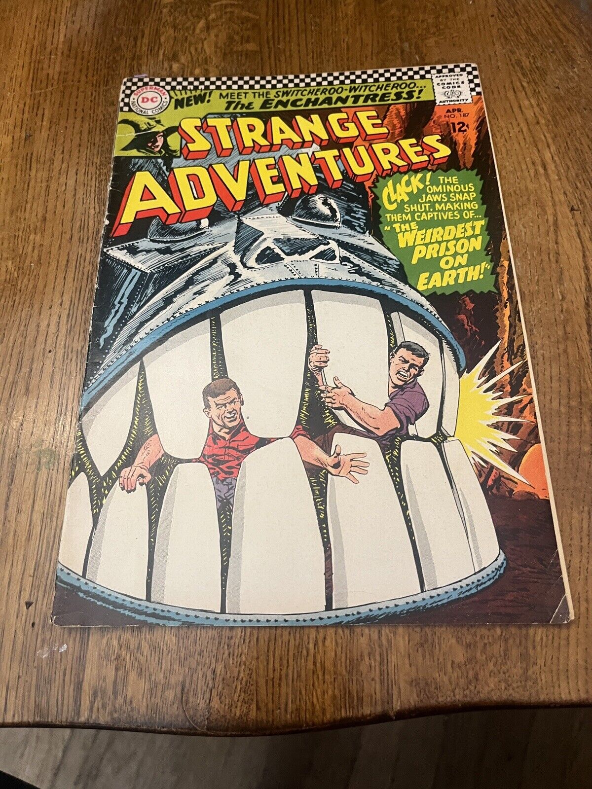 Strange Adventures #187 GD 2.0 1966 1st app. Enchantress