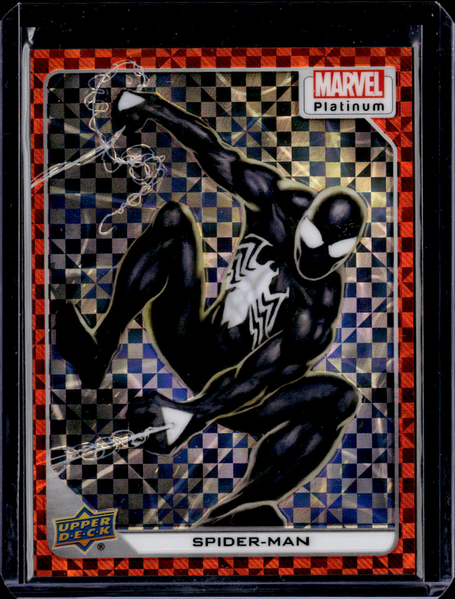 SPIDER-MAN 2024 Upper Deck Marvel Platinum Orange Checkers 28/33 #83